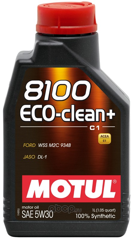 5W-30 1L 8100 ECO-CLEAN + МОТОРНОЕ МАСЛО, 101580