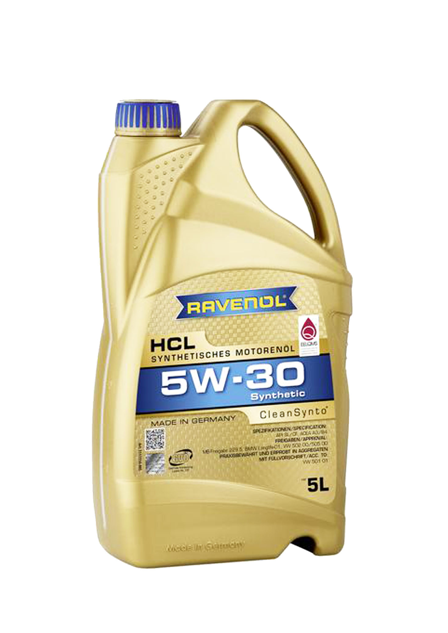 SAE 5W-30 5L HCL NEW МОТОРНОЕ МАСЛО, 4014835722958