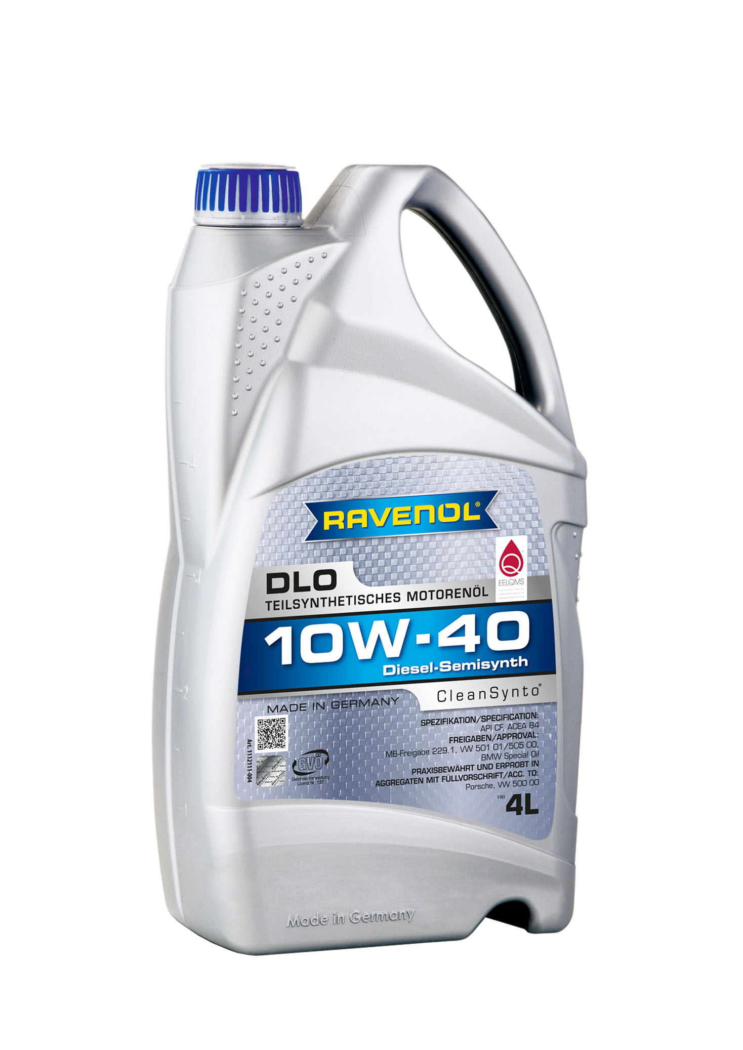 Моторное масло RAVENOL DLO SAE 10W-40, 4л, 4014835724297