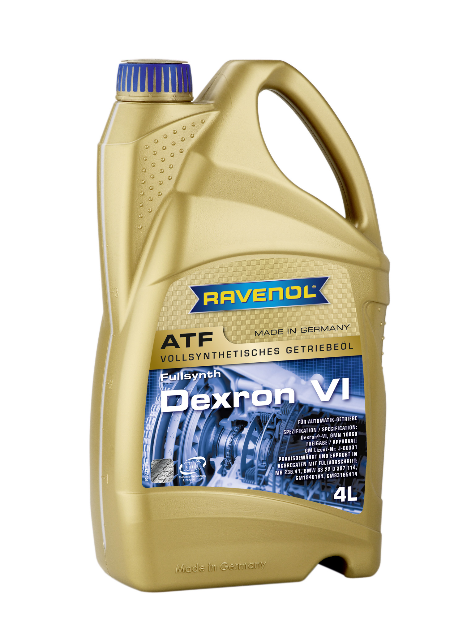 4L ATF DEXRON VI NEW ТРАНСМИССИОННОЕ МАСЛО, 4014835732292