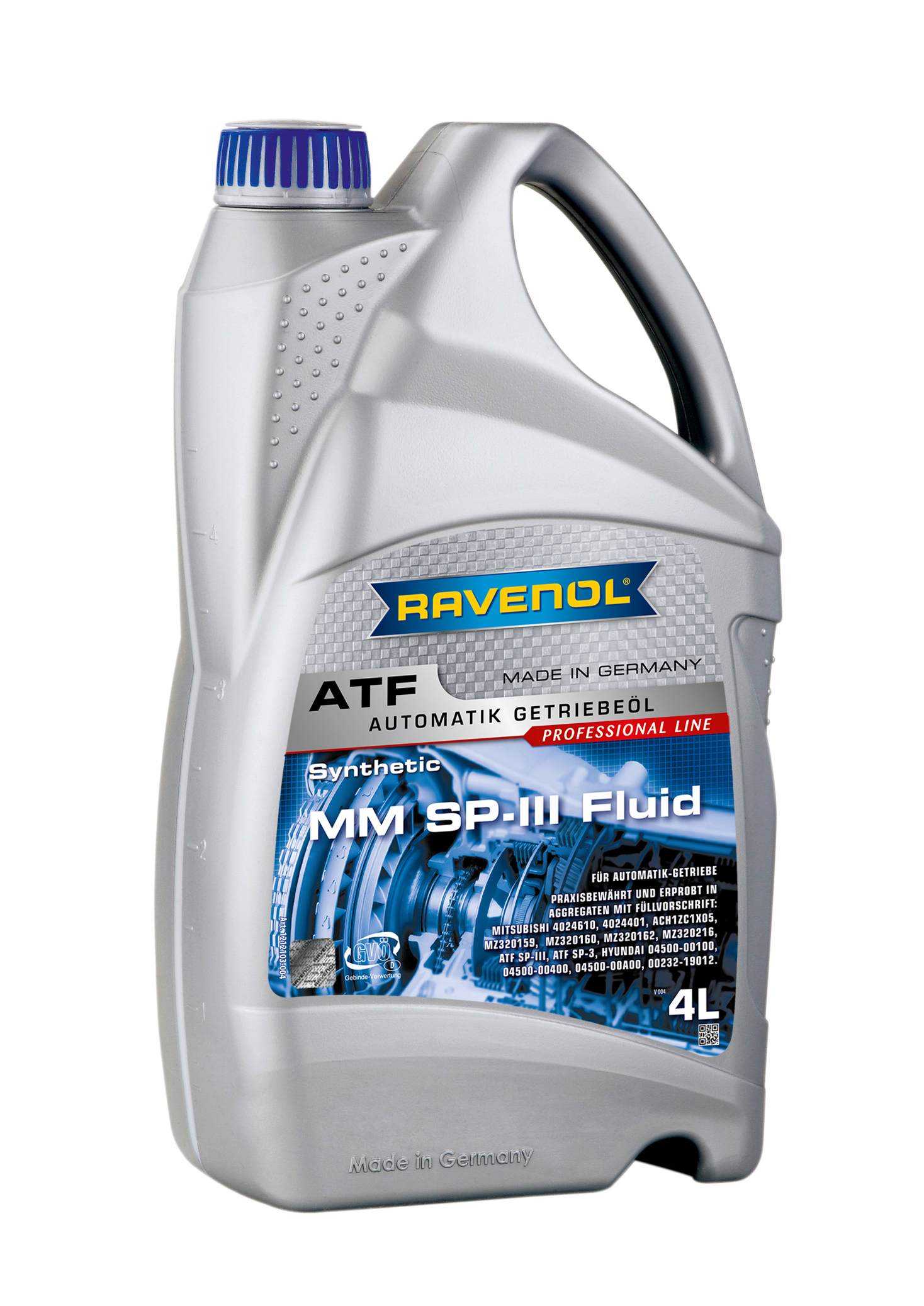 4L ATF MM SP-III FLUID NEW ТРАНСМИССИОННОЕ МАСЛО, 4014835733190