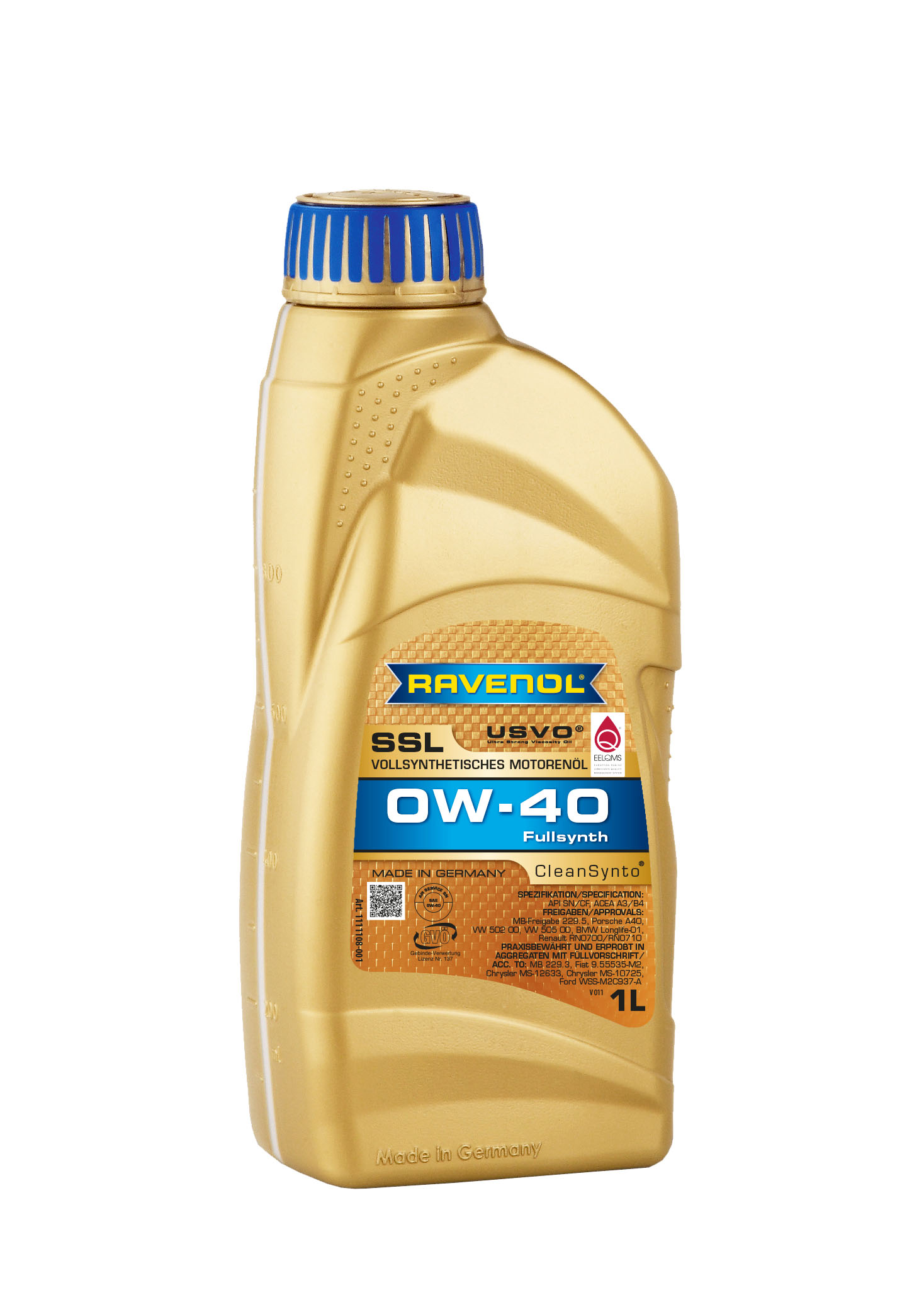 SAE 0W-40 1L SUPER SYNTHETIK OEL SSL NEW МОТОРНОЕ МАСЛО, 4014835718715