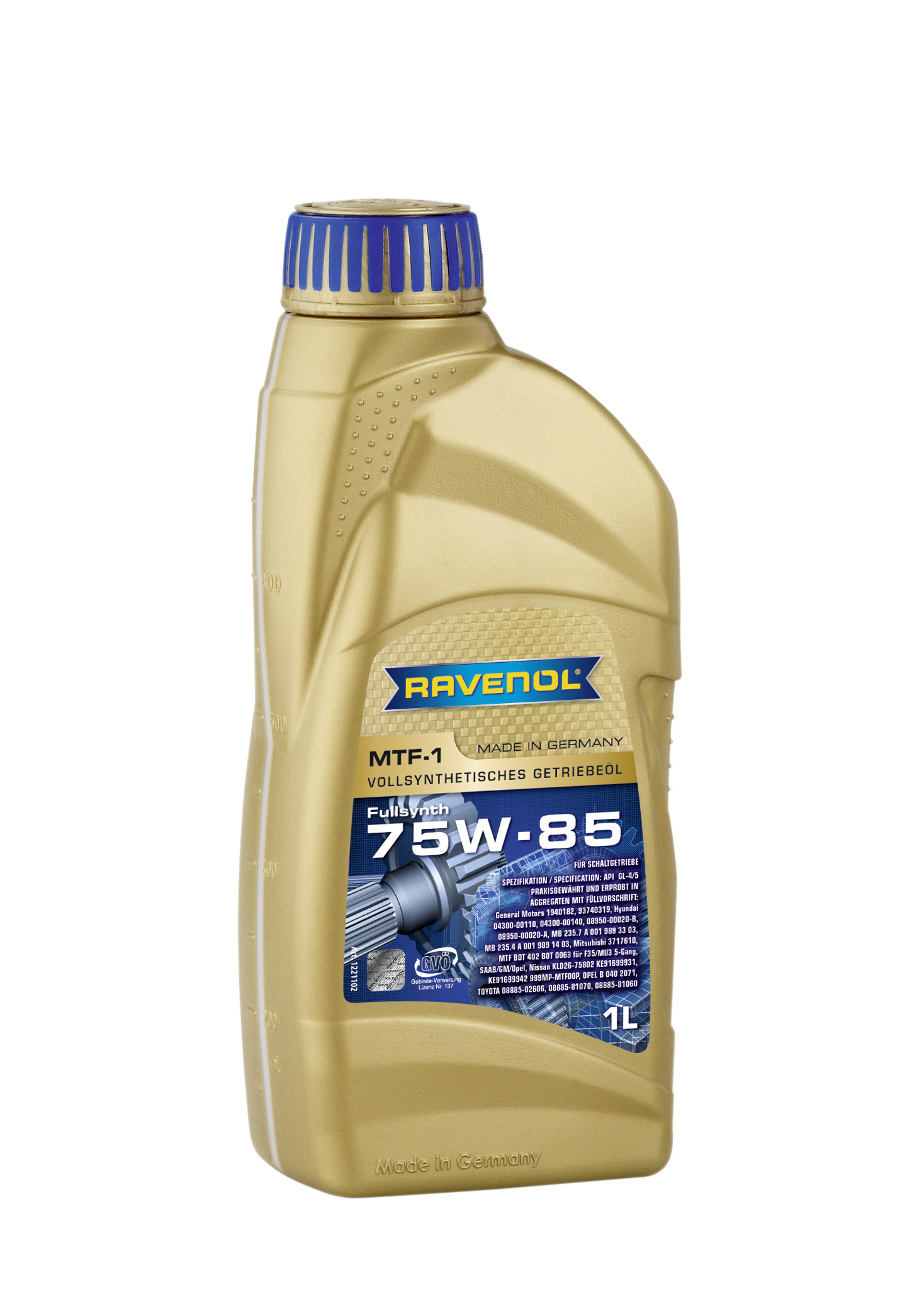 SAE 75W-85 1L MTF -1 NEW ТРАНСМИССИОННОЕ МАСЛО, 4014835719613