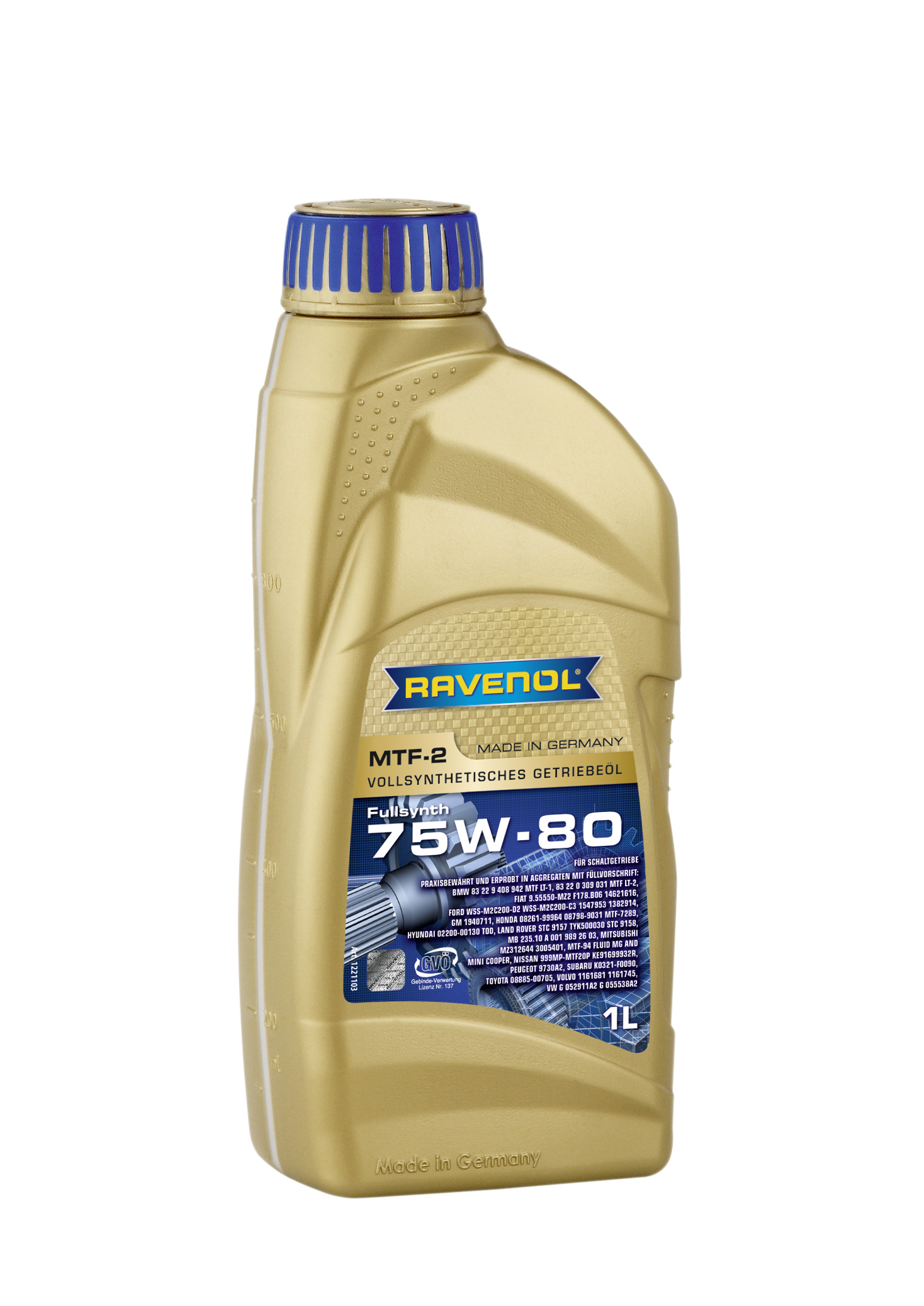 SAE 75W-80 1L MTF -2 NEW ТРАНСМИССИОННОЕ МАСЛО, 4014835719712