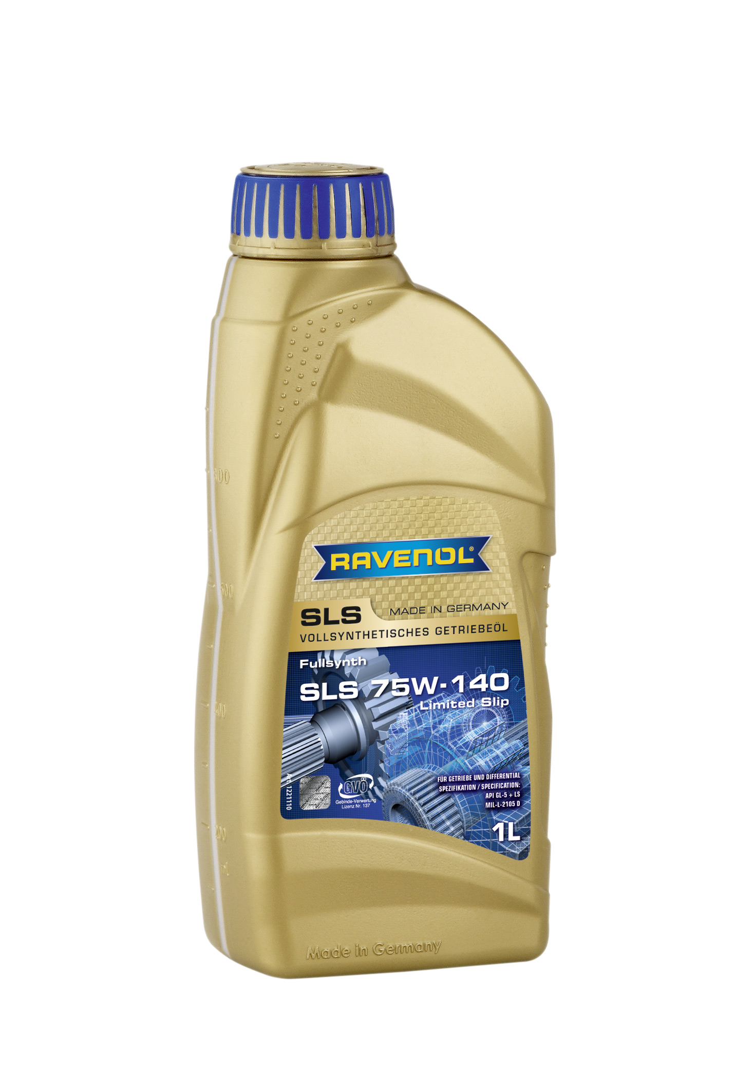 SAE 75W-140 1L SLS GL-5 + LS NEW ТРАНСМИССИОННОЕ МАСЛО, 4014835734012