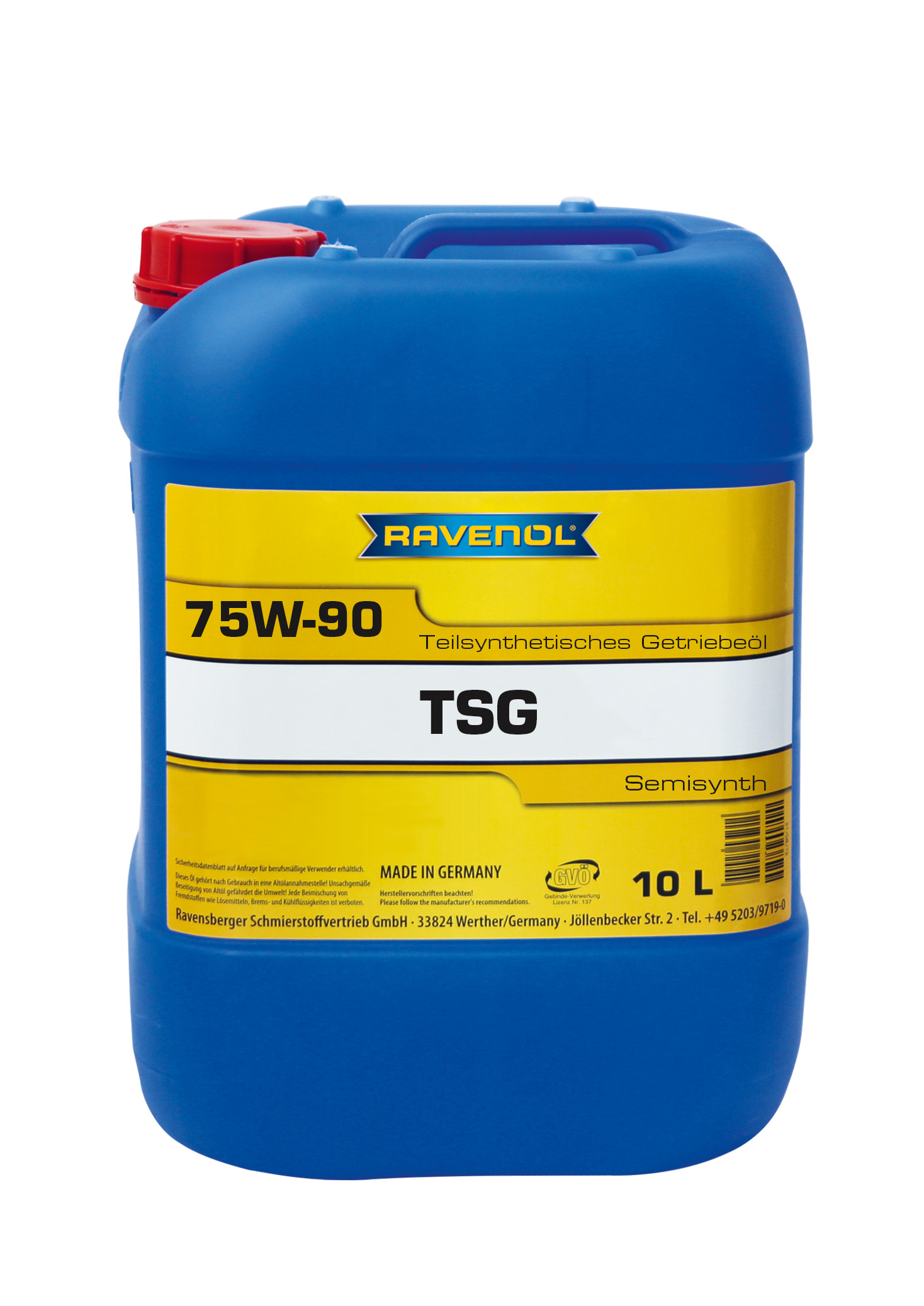 SAE 75W-90 10L TSG GL-4 NEW ТРАНСМИССИОННОЕ МАСЛО, 4014835734241