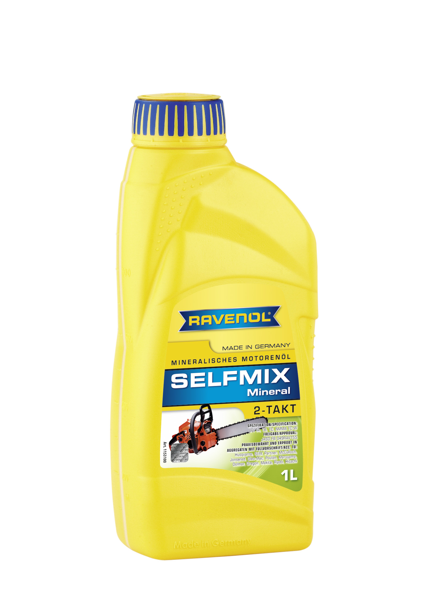 Моторное масло для 2-Такт RAVENOL Selfmix 2T (1л) new, 4014835728615
