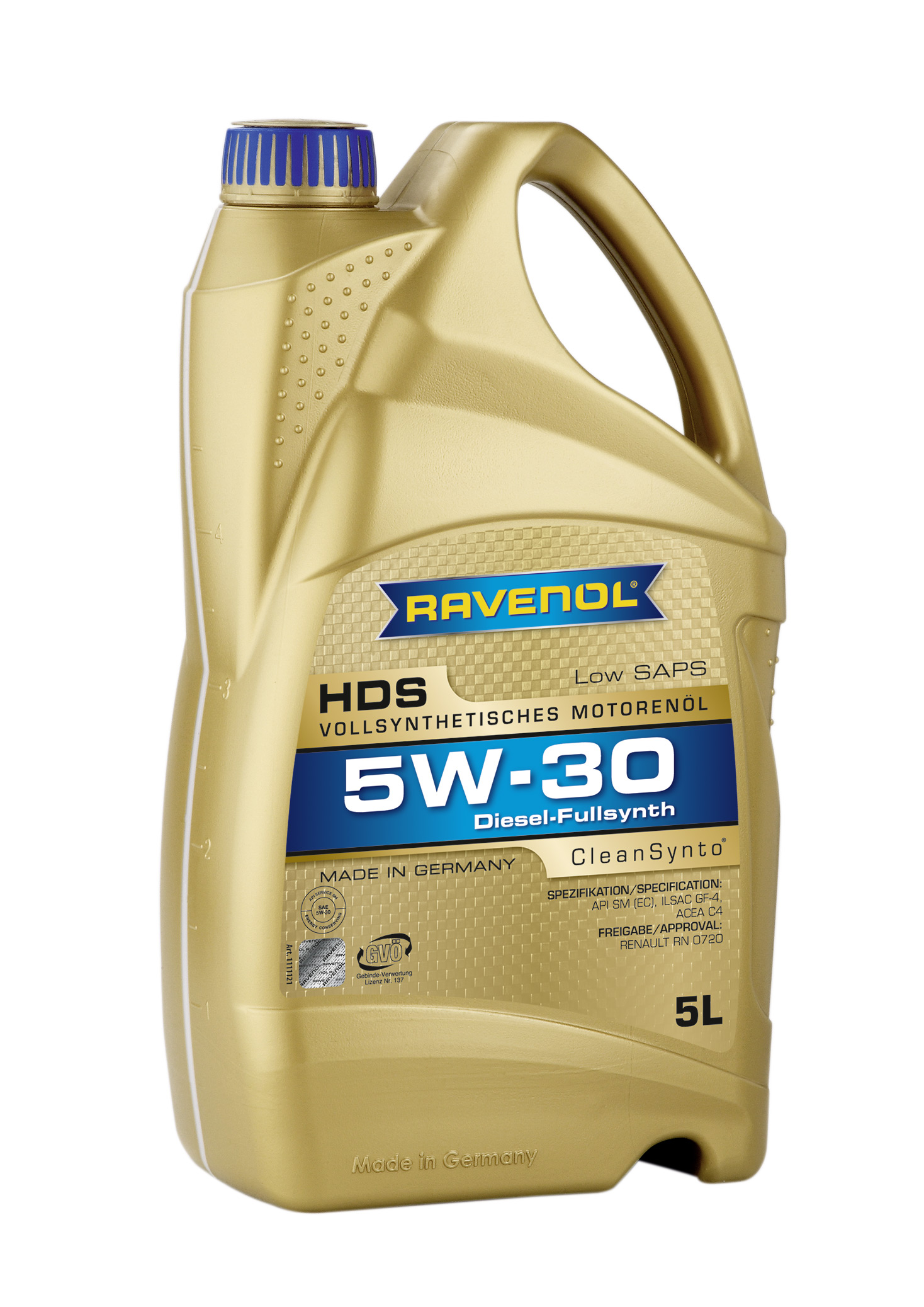 SAE 5W-30 5L HDS HYDROCRACK DIESEL SPECIF NEW МОТОРНОЕ МАСЛО, 4014835723252