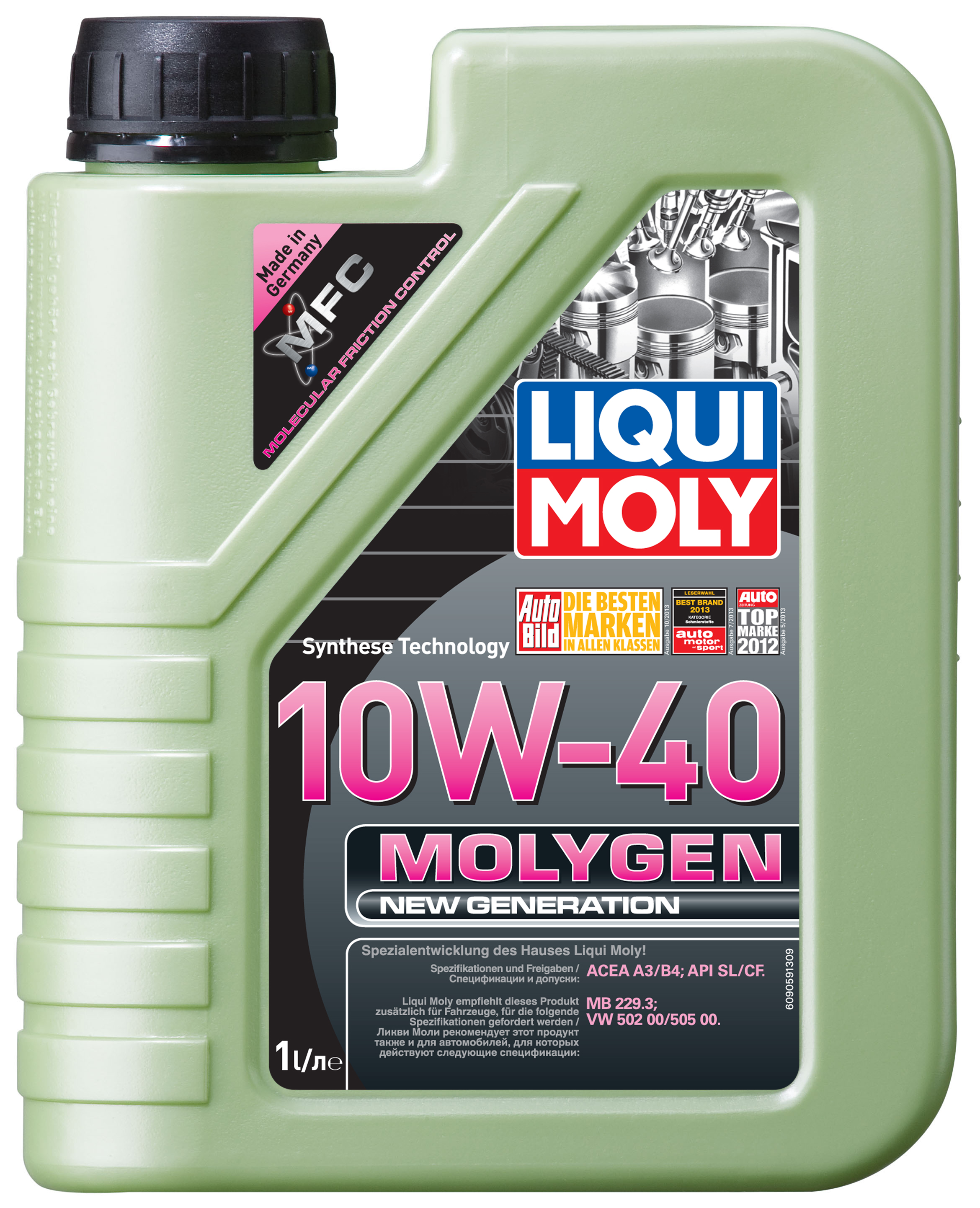 Моторное масло LIQUI MOLY Molygen New Generation 10W-40, 1л, 9059