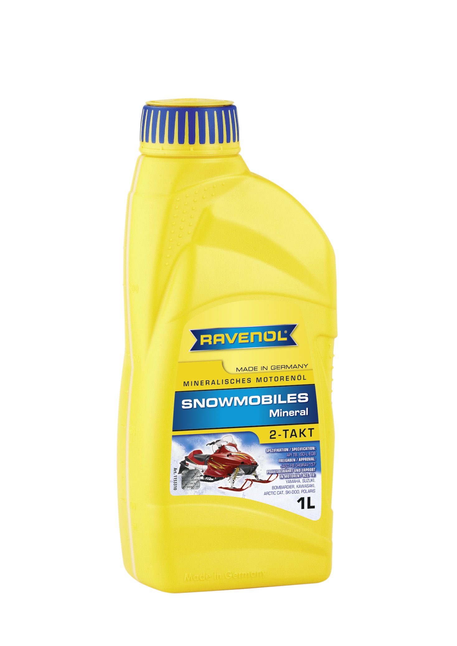 Ravenol 1 л 2- snowmobiles mineral 2-takt new масло для такт снегоходов 4014835729513, 4014835729513
