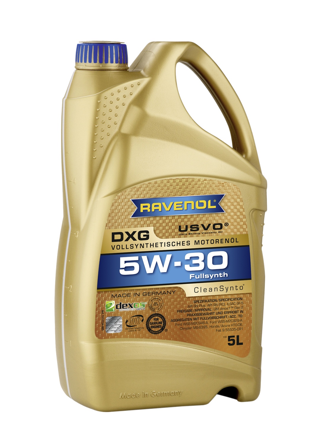 SAE 5W-30 5L DXG NEW МОТОРНОЕ МАСЛО, 4014835732353