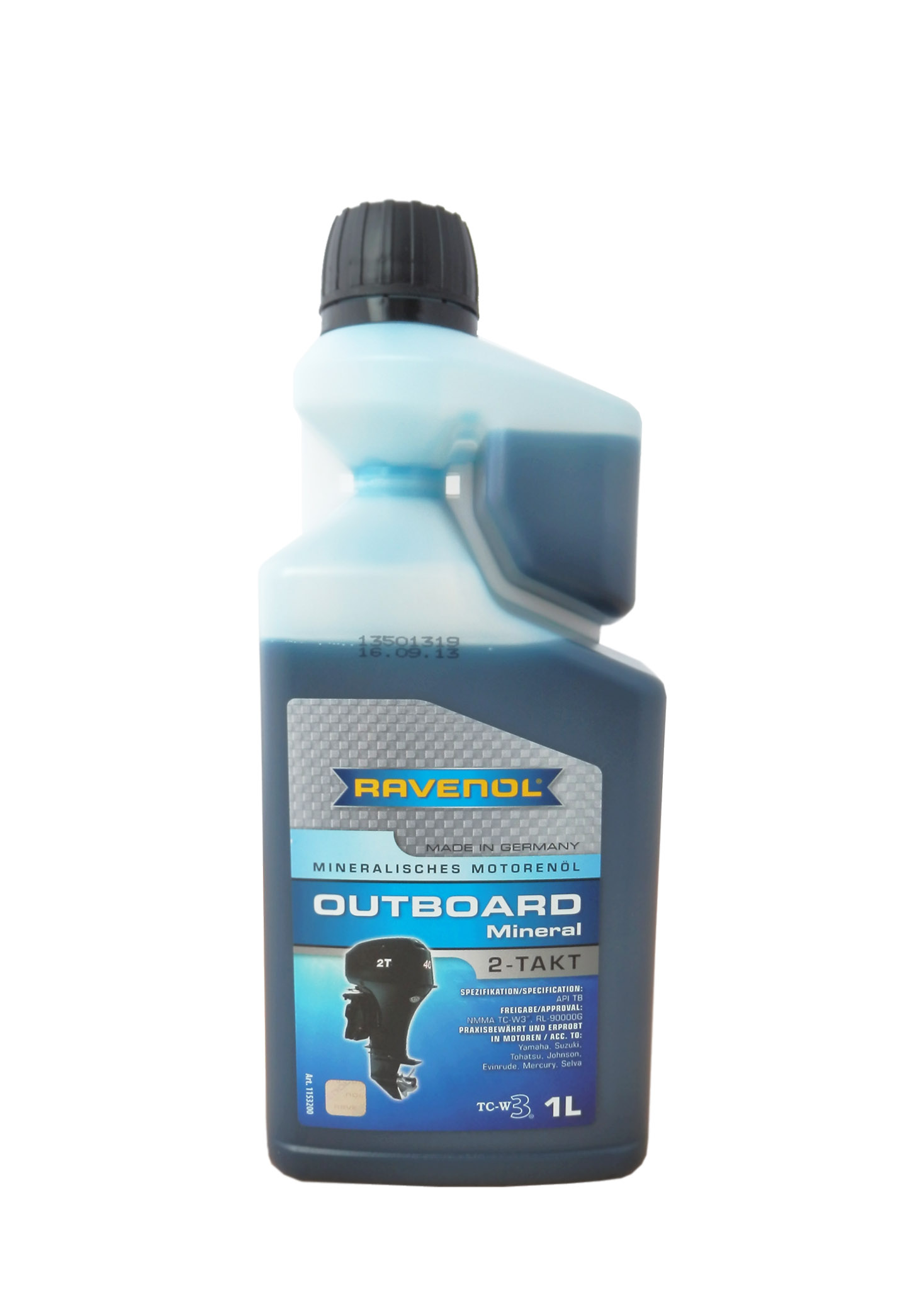 Моторное масло RAVENOL Outboardoel 2T Mineral, 1л, 4014835780316