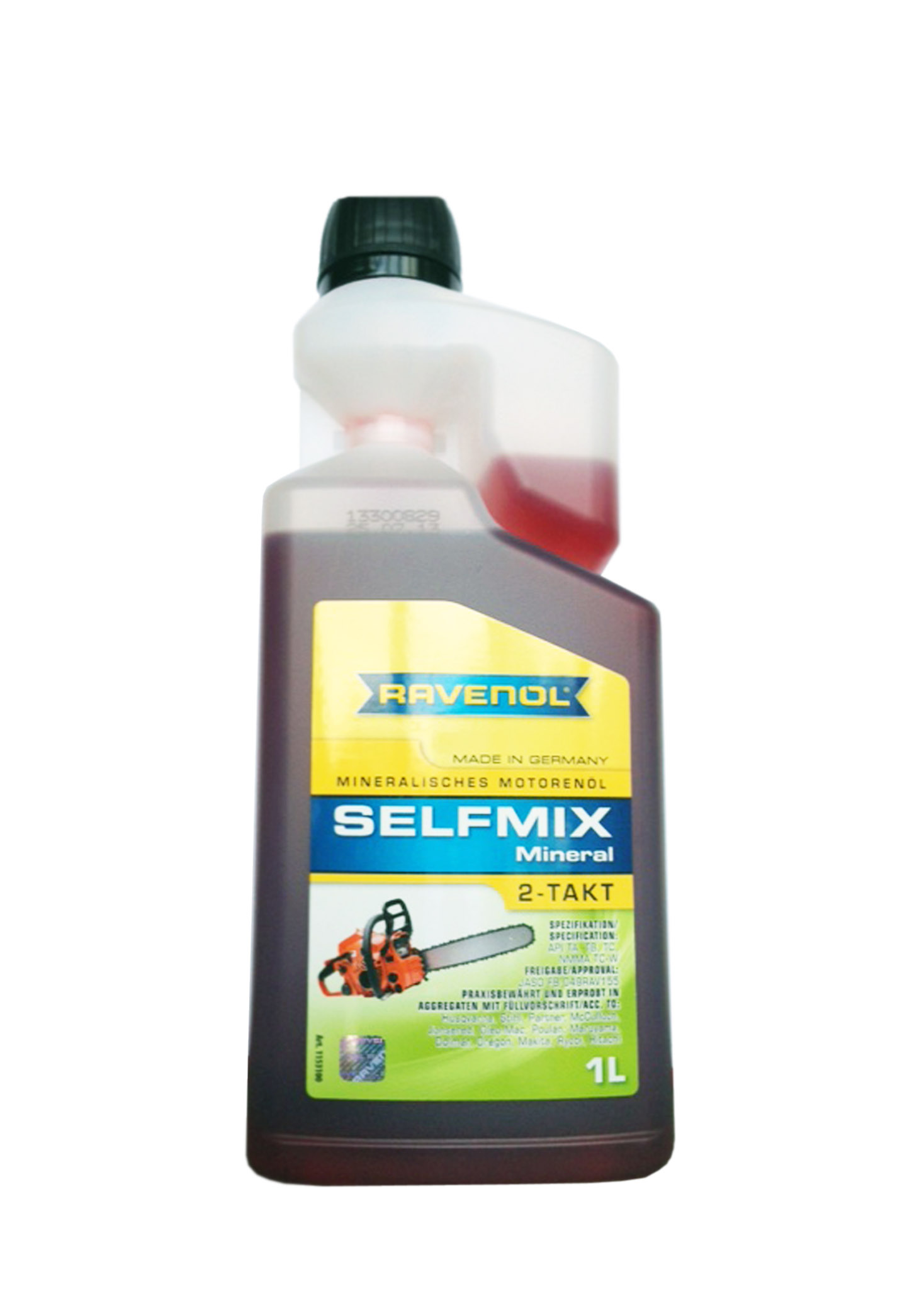 Моторное масло для 2-Такт RAVENOL Selfmix 2T с дозатором (1л) new, 4014835780019