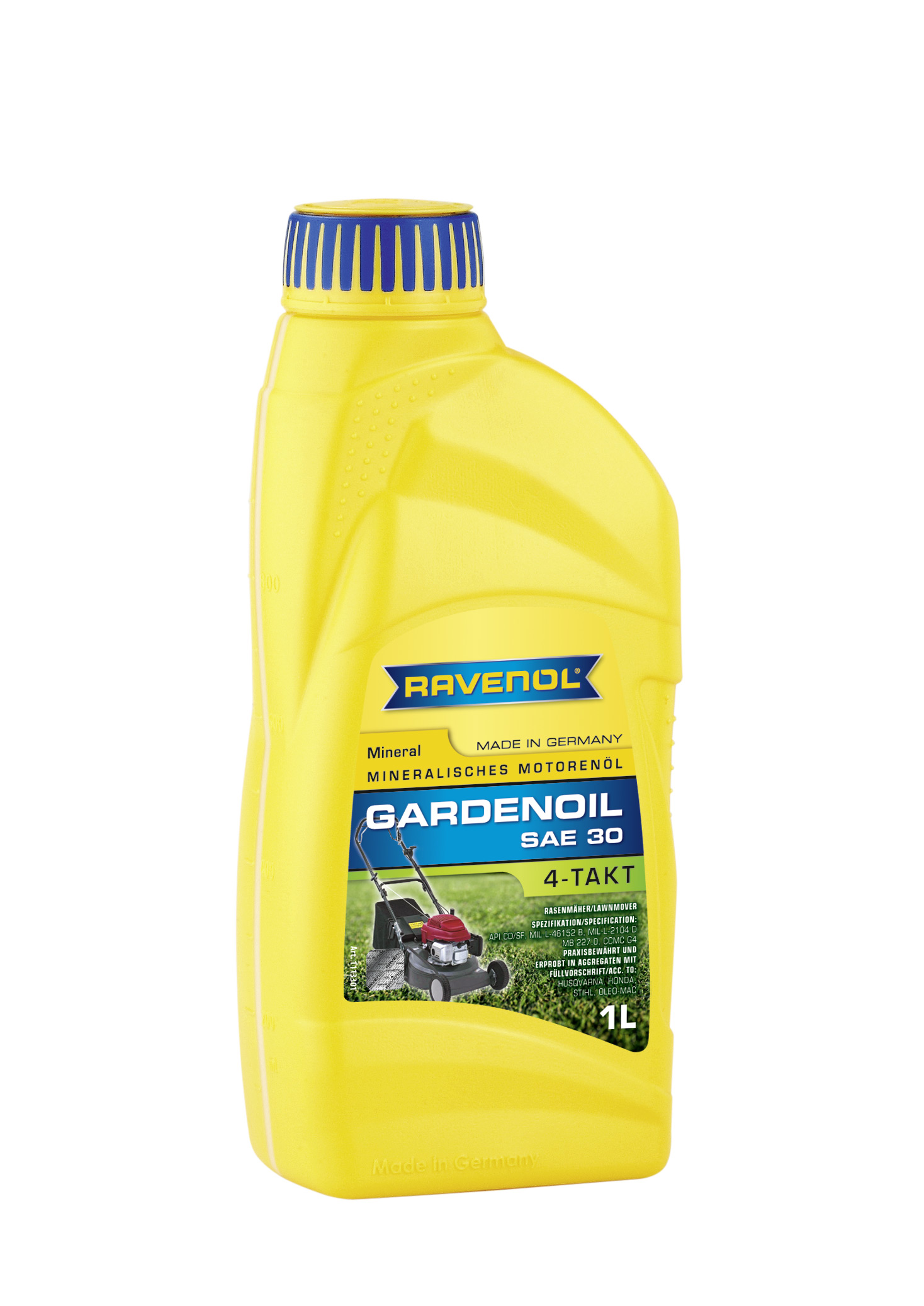 Моторное масло RAVENOL 4-Takt Gardenoil HD 30 (1л) new, 4014835725416
