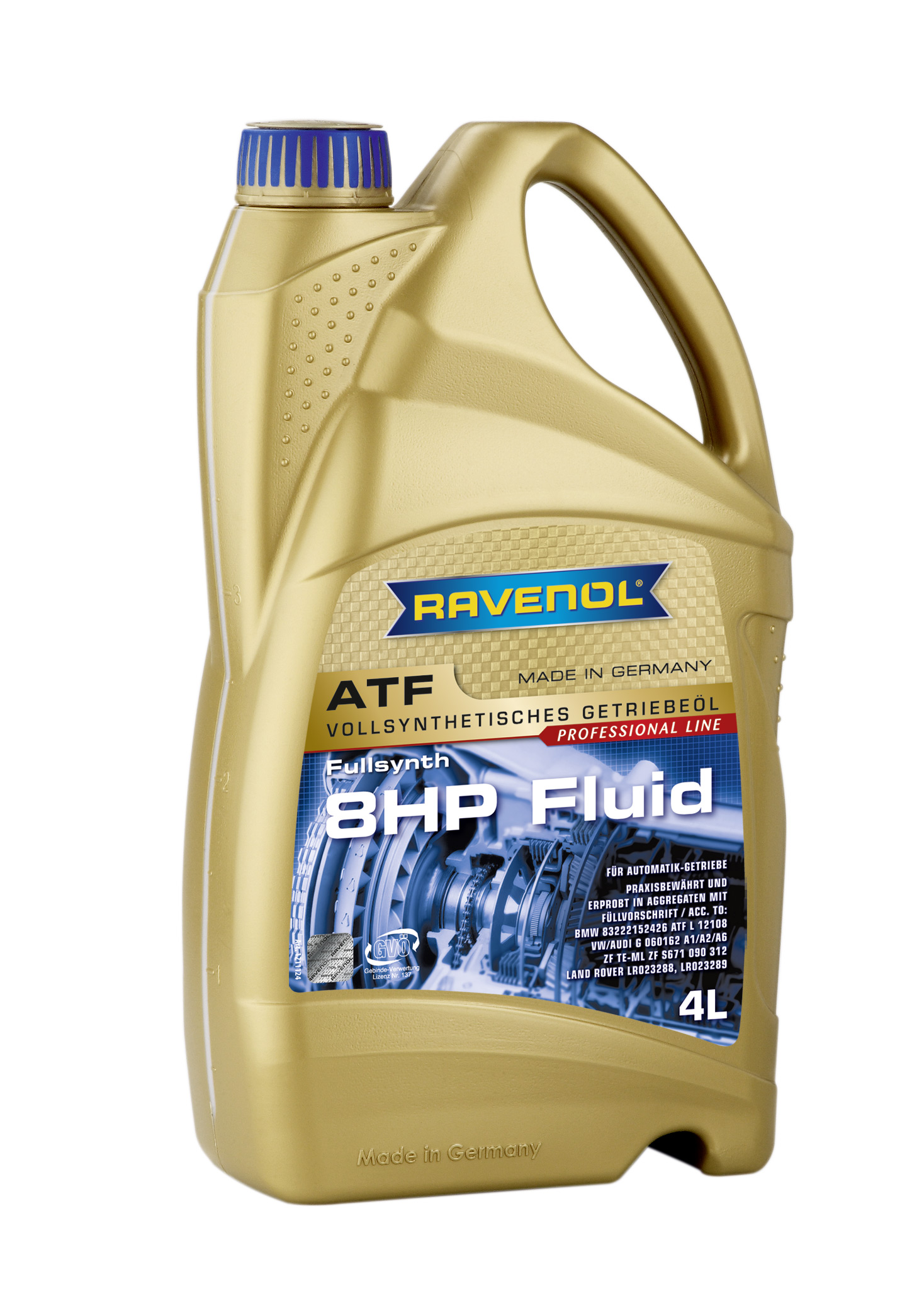 4L ATF 8 HP FLUID NEW ТРАНСМИССИОННОЕ МАСЛО, 4014835719590