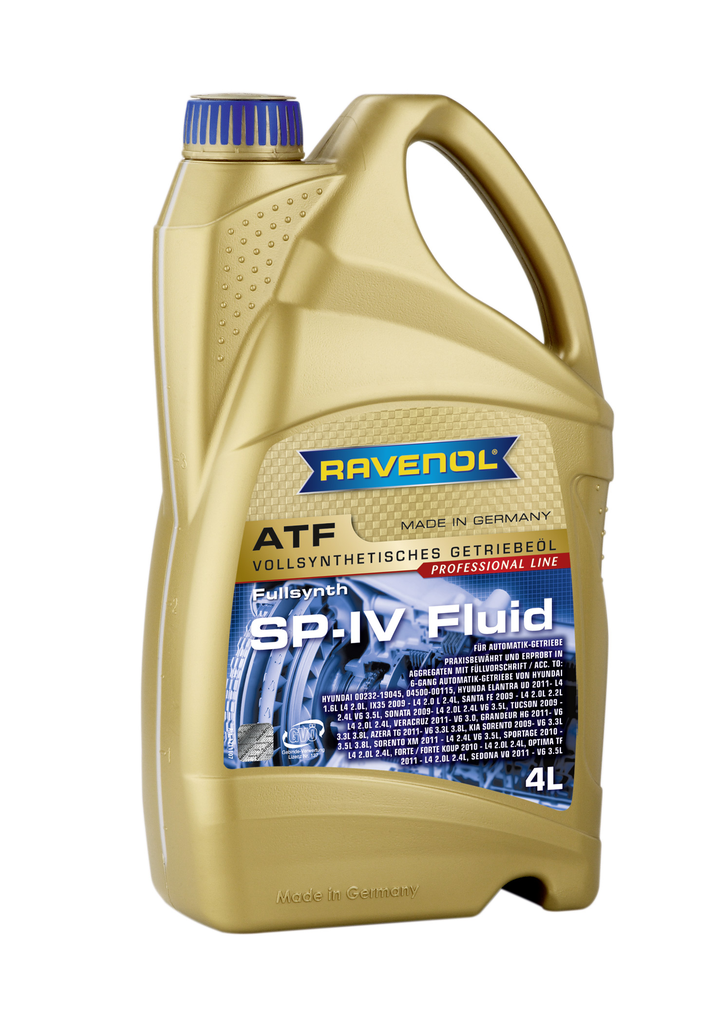 4L ATF SP-IV FLUID NEW ТРАНСМИССИОННОЕ МАСЛО, 4014835714090
