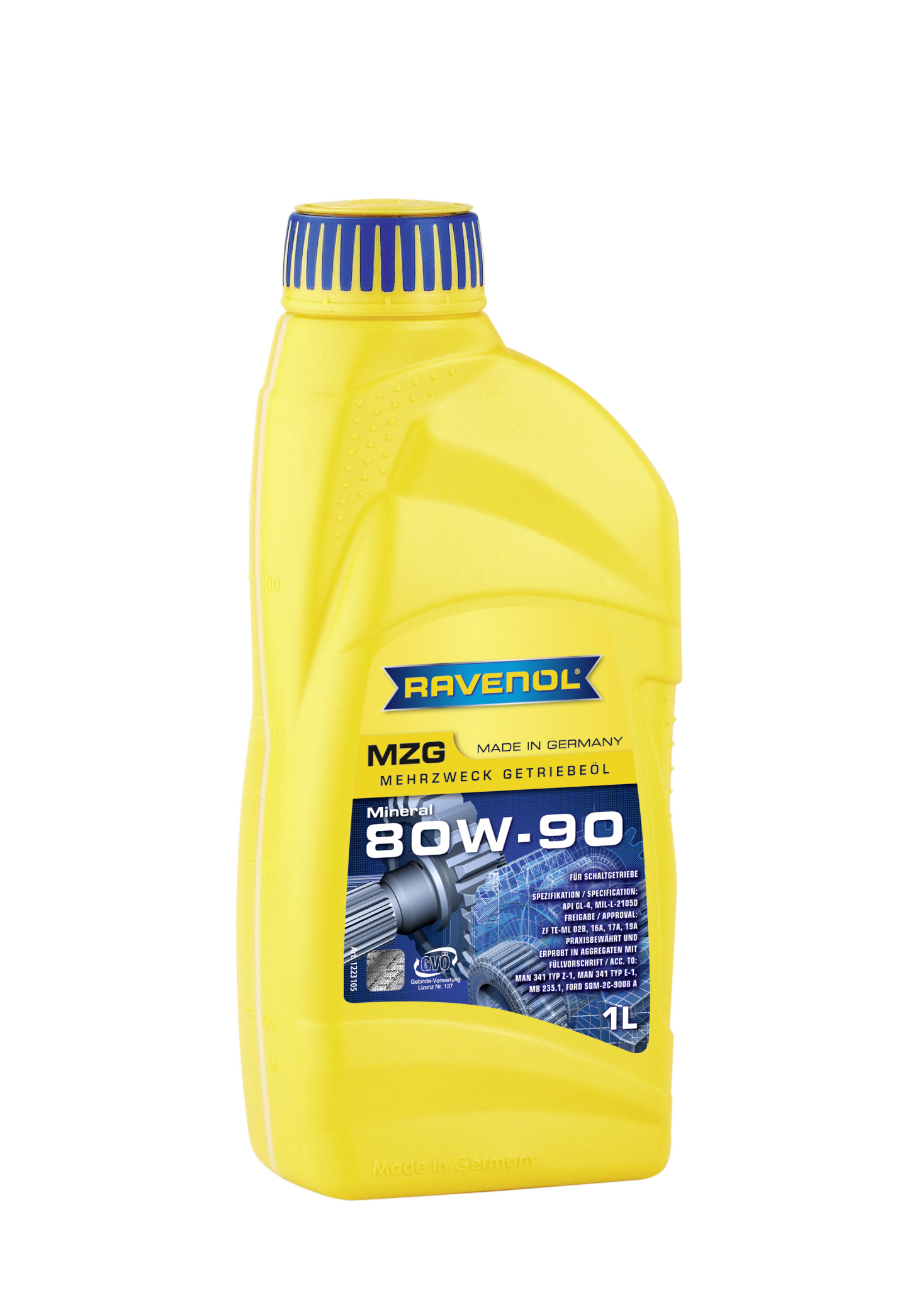 SAE 80W-90 1L GETRIEBEOEL MZG GL-4 NEW ТРАНСМИССИОННОЕ МАСЛО, 4014835734616