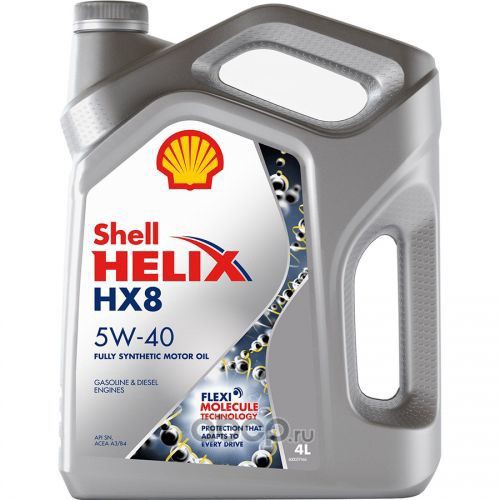 5W40 4L HELIX HX8 SYN МАСЛО МОТОРНОЕ СИНТЕТИЧЕСКОЕ, 550040295
