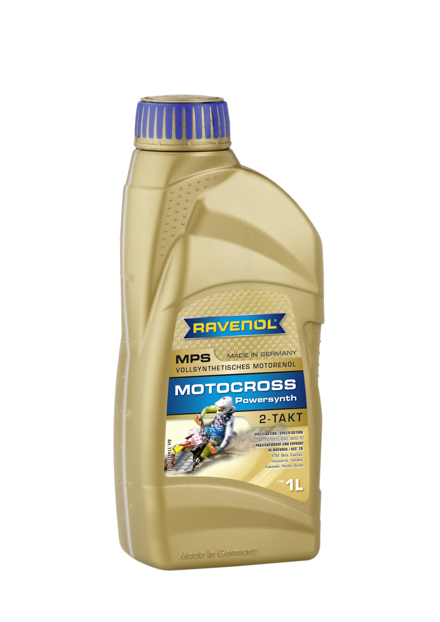 1L MOTOCROSS POWERSYNTH 2T NEW МОТОРНОЕ МАСЛО, 4014835803756