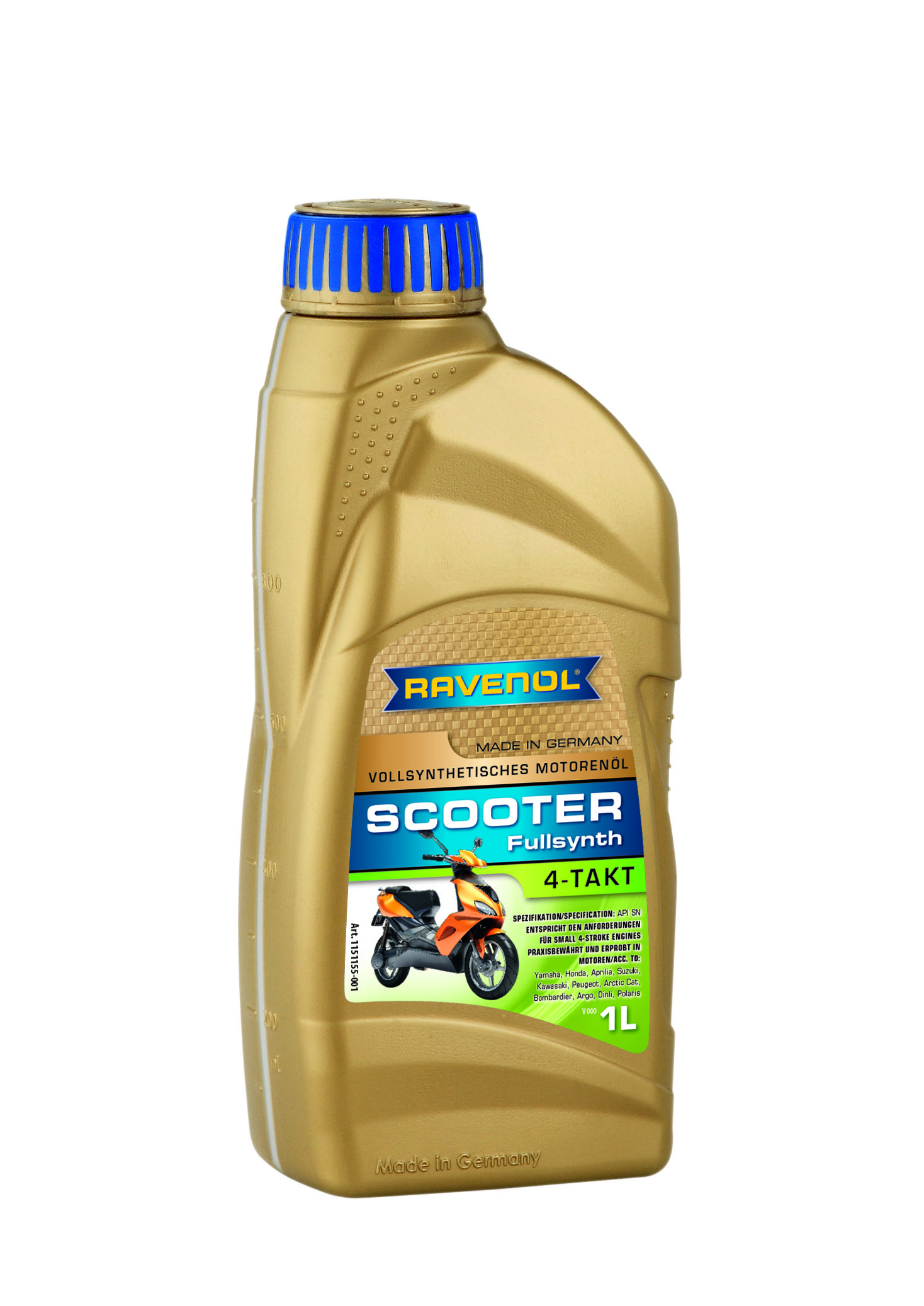 Моторное масло RAVENOL 4-Т Scooter , 4014835839939