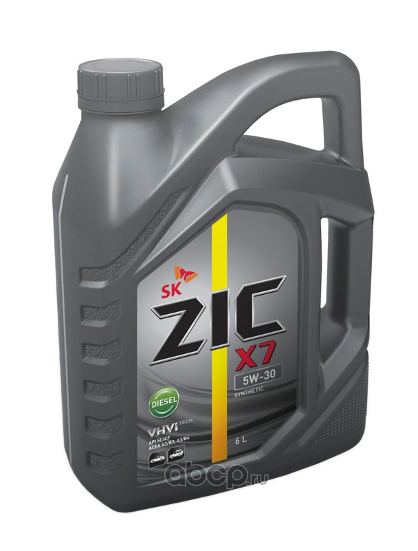 МОТОРНОЕ МАСЛО ZIC X7 DIESEL5W-30, 6Л, 172610