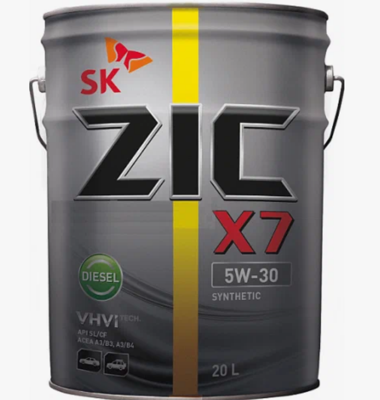 Моторное масло ZIC X7 DIESEL 5W-30, 20л, 192610