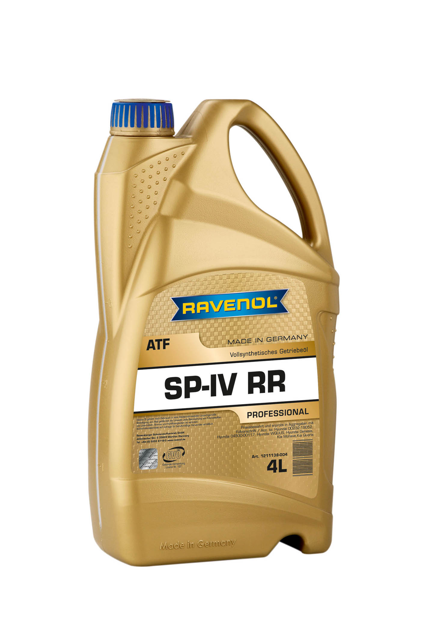 4L ATF SP-IV FLUID RR NEW ТРАНСМИССИОННОЕ МАСЛО, 4014835841574