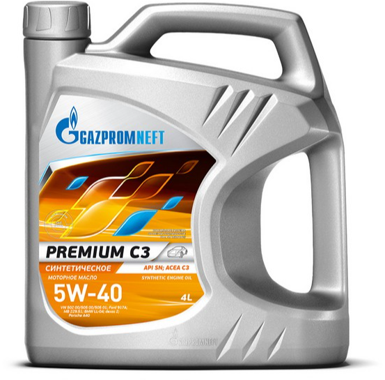 5W40 4L PREMIUM C3 , (3) МАСЛО МОТОР. СИНТЕТИЧ., 253142233