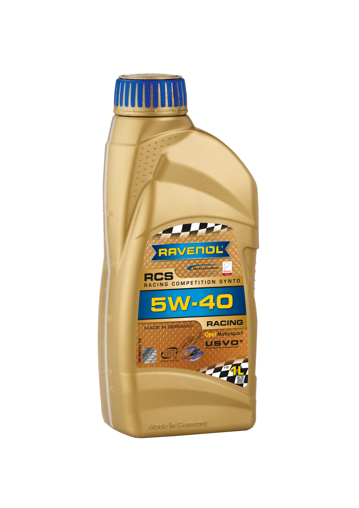 Моторное масло RAVENOL RCS Racing Competition Synto SAE 5W-40, 1л, 4014835741911