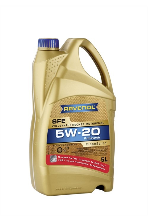 SAE 5W-20 5L SUPER FUEL ECONOMY SFE 4+1 МОТОРНОЕ МАСЛО, 4014835851627