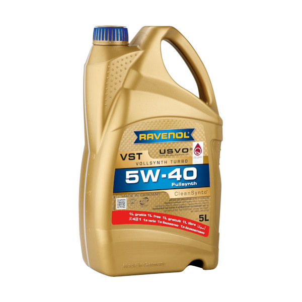 Моторное масло RAVENOL VST SAE 5W-40, 5л, 4014835851719