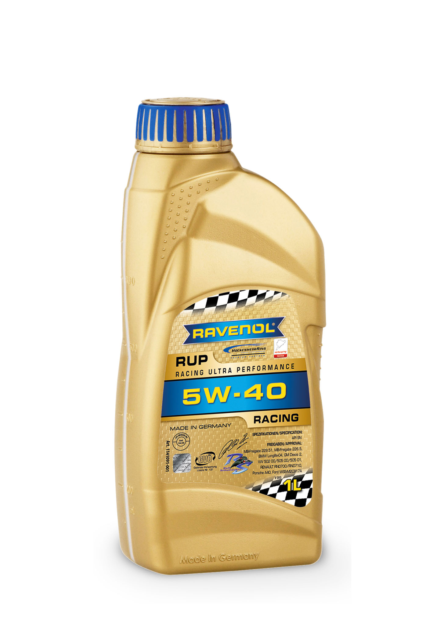 SAE 5W-40 1L RUP RACING ULTRA PERFORMANCE МОТОРНОЕ МАСЛО, 4014835853287