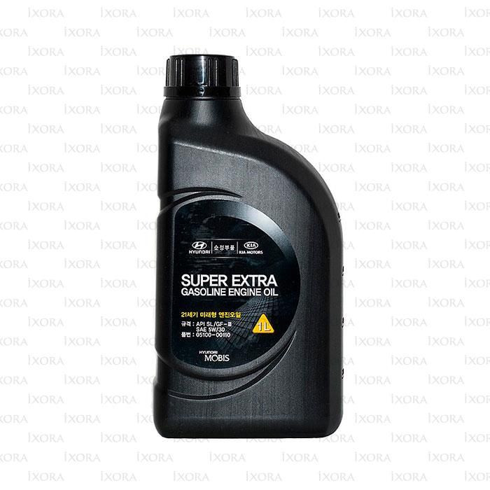 5W-30 1L HYUNDAI SUPER EXTRA GASOLINE МАСЛО МОТОРНОЕ ПОЛУСИНТЕТИЧЕСКОЕ, 510000110