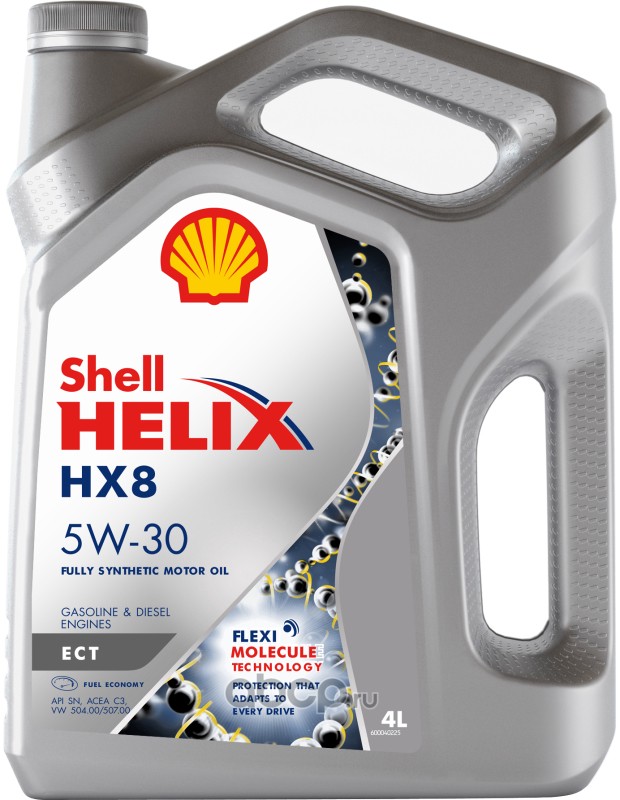 5W-30 4L HELIX HX8 ECT МОТОРНОЕ МАСЛО СИНТЕТИЧЕСКОЕ, 550048035