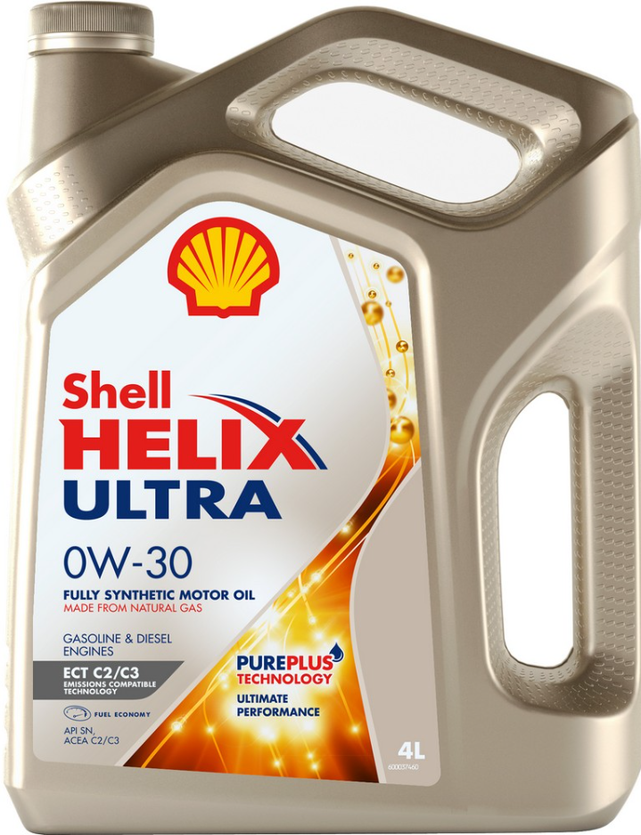 0W-30 4L HELIX ULTRA ECT C2/C3 МОТОРНОЕ МАСЛО СИНТЕТИЧЕСКОЕ, 550046375