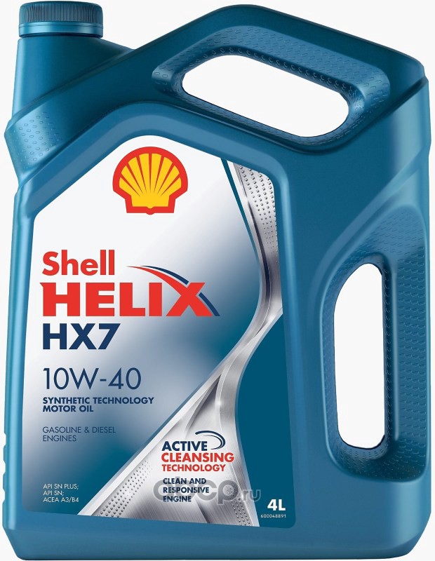 10W40 4L HELIX HX7 МАСЛО МОТОРНОЕ ПОЛУСИНТЕТИЧЕСКОЕ, 550046360
