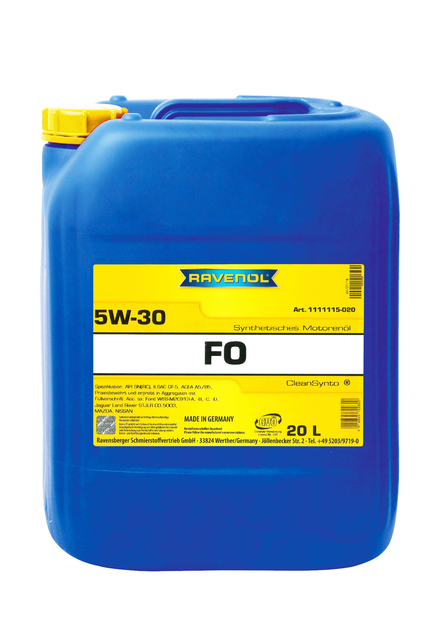 SAE 5W-30 20l FO, 4014835722620