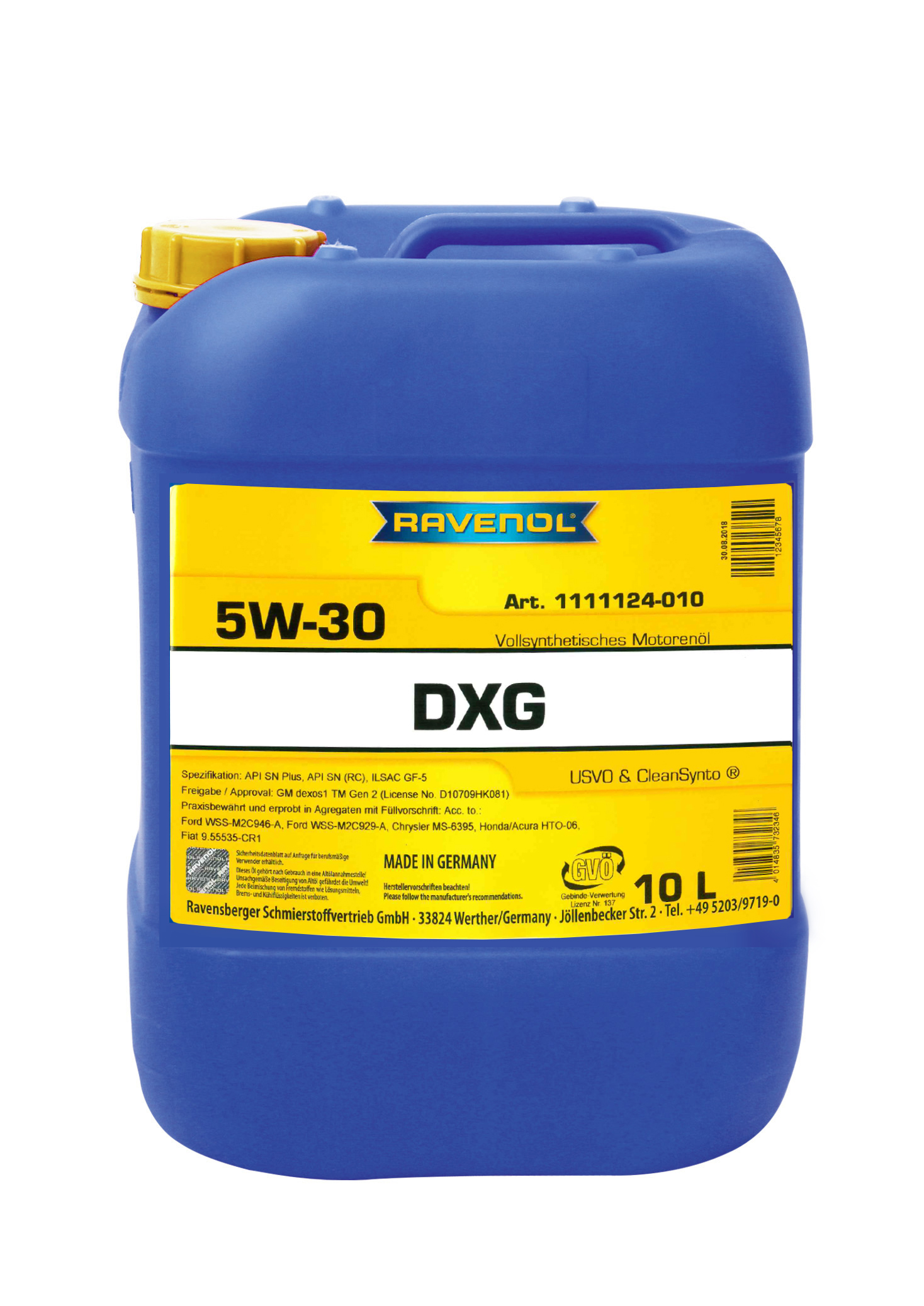 SAE 5W-30 DXG, 4014835732346