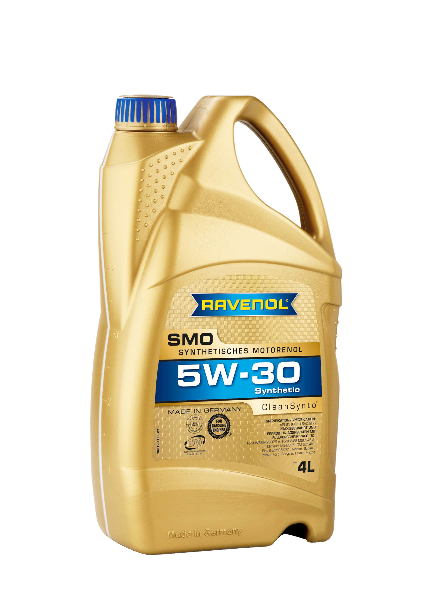SAE 5W-30 4L SMO МОТОРНОЕ МАСЛО, 4014835860148