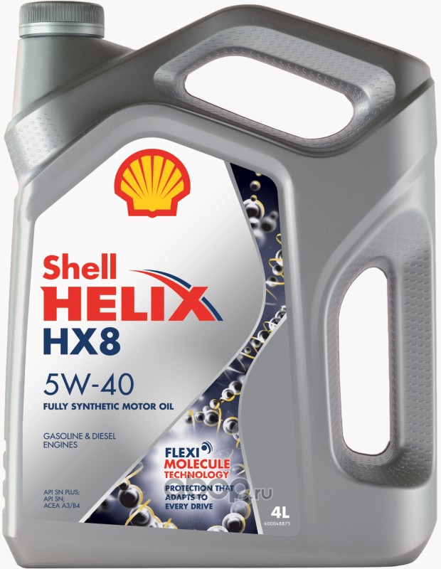 5W-40 4L HELIX HX8 МОТОРНОЕ МАСЛО СИНТЕТИЧЕСКОЕ, 550051529