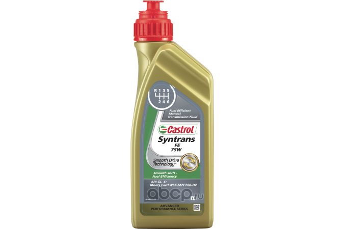 75W 1L SYNTRANS FE МАСЛО ТРАНСМИССИОННОЕ СИНТЕТИЧЕСКОЕ, 15516D