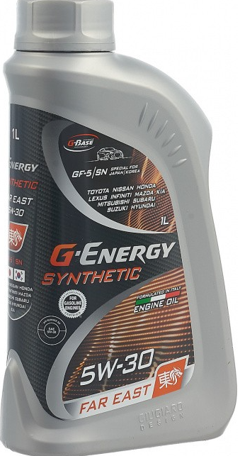 5W-30 1L G-ENERGY SYNTHETIC FAR EAST API SN МАСЛО МОТОР. СИНТЕТИЧ., 253142414