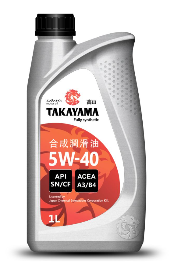 Моторное масло TAKAYAMA SAE 5W-40 API SN/СF, 1л, 605528