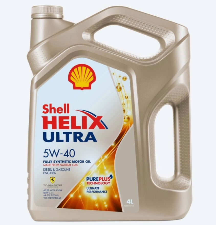 5W-40 4L HELIX ULTRA МОТОРНОЕ МАСЛО СИНТЕТИЧЕСКОЕ, 550055905