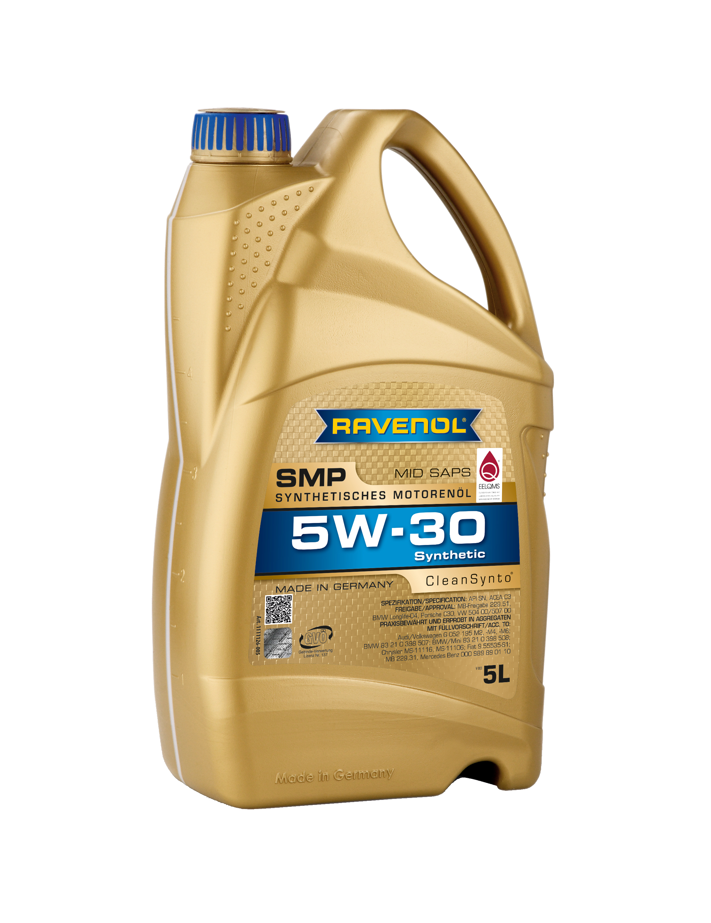 SAE 5W-30 5L SMP МОТОРНОЕ МАСЛО, 4014835857049