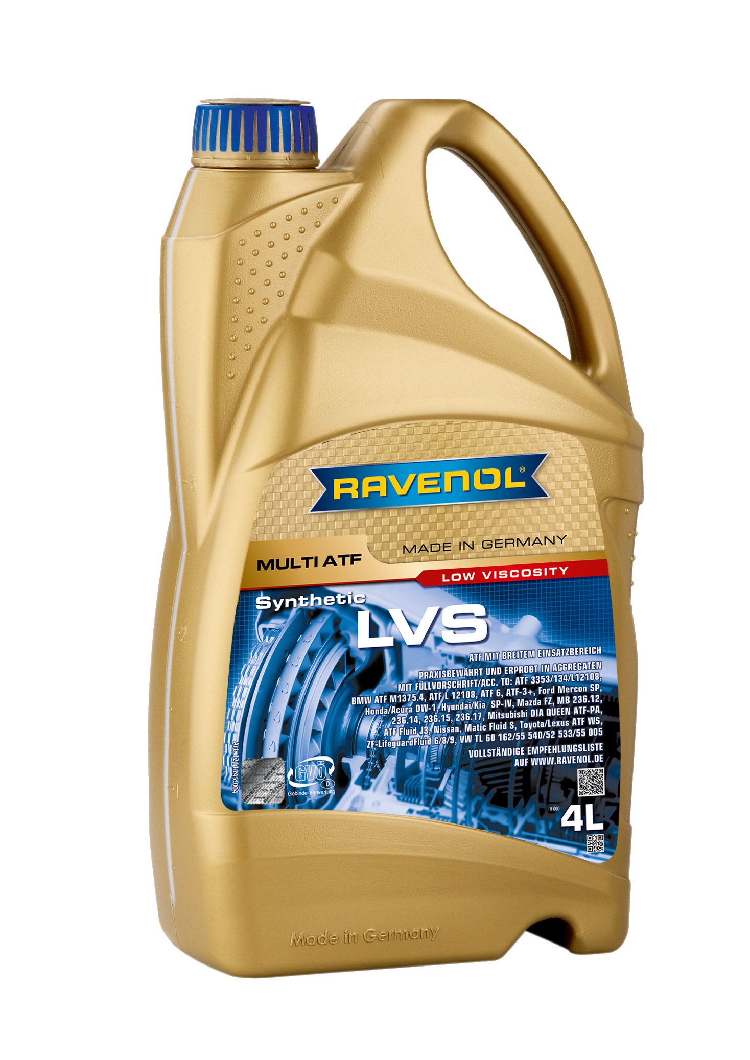 4L MULTI ATF LVS FLUID ТРАНСМИССИОННОЕ МАСЛО, 4014835866829