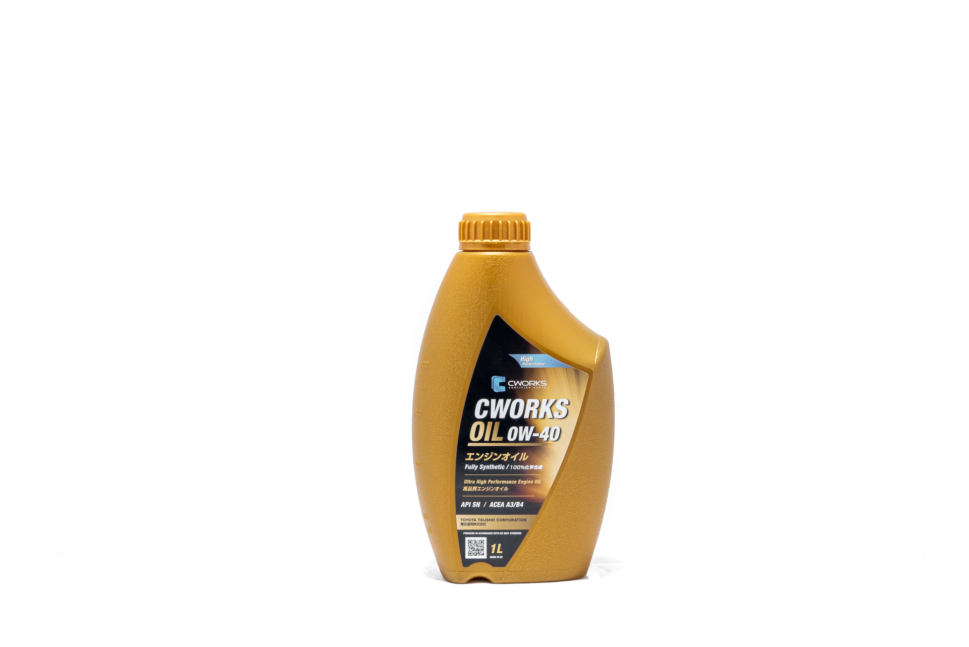 Моторное масло CWORKS OIL 0W40 A3/B4, 1л, A130R6001