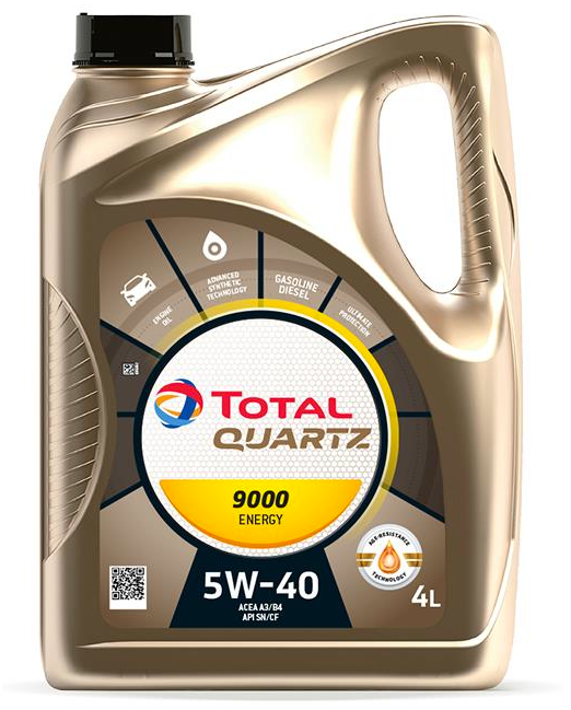 5W40 4L QUARTZ 9000 ENERGY СИНТЕТИЧЕСКОЕ МОТОРНОЕ МАСЛО, 10970501