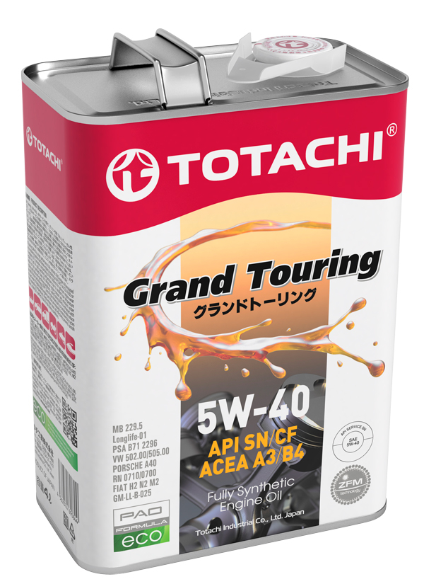 Моторное масло TOTACHI Grand Touring 5W-40, 4л, 11904