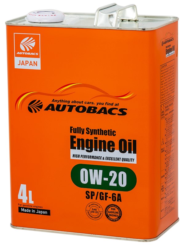 СТАРЫЙ НОМЕР A01508395 МАСЛО МОТОРНОЕ0W-20AUTOBACS ENGINE OIL API SP ILSAC GF-6A FULLY SYNTHETIC (4Л, A00032230
